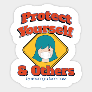 Protect Yourself & Others (Face Mask) Sticker